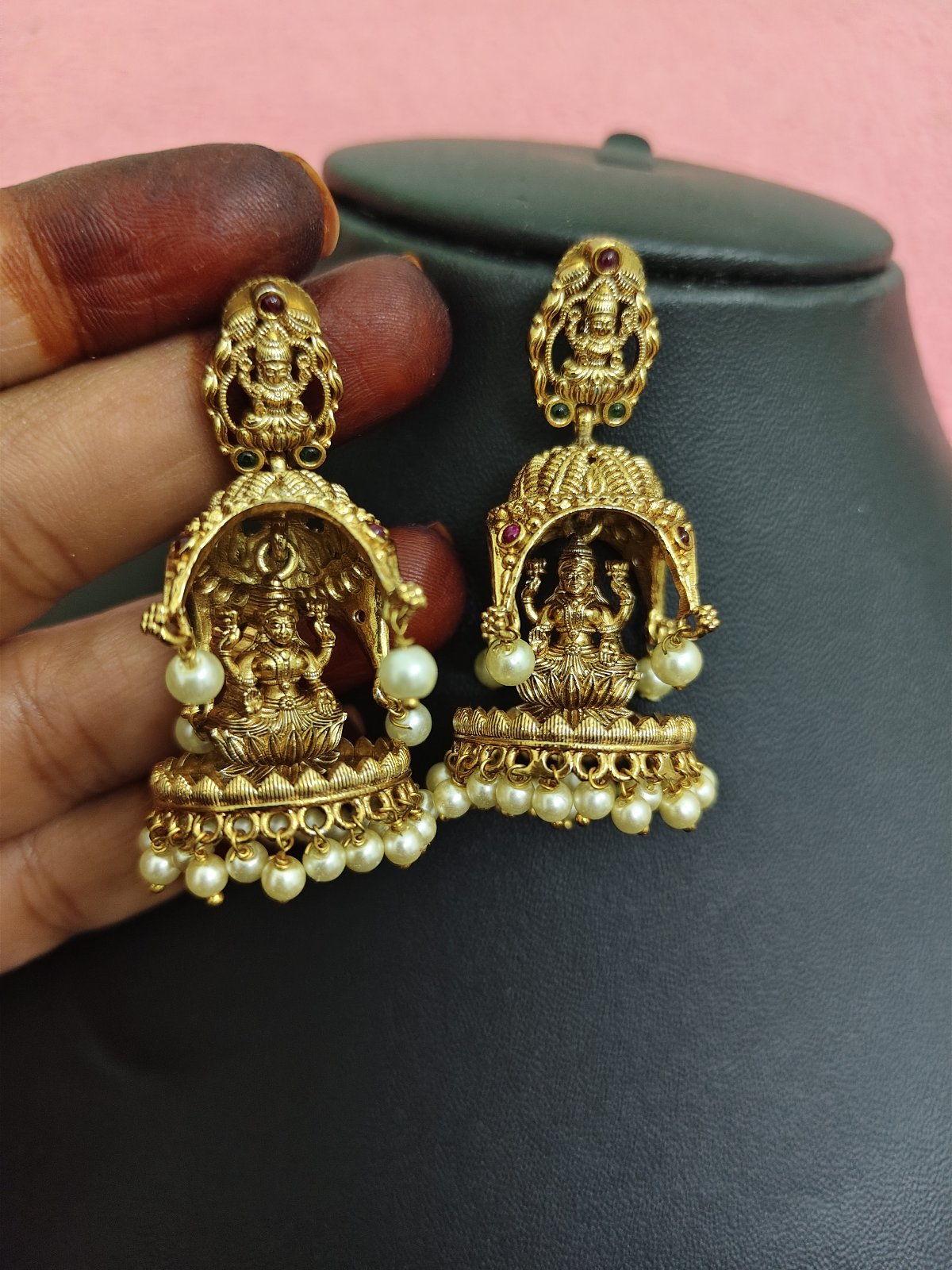 nakshi Earrings/ Lakshmi jumka